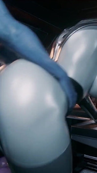 D3d Hot Curvy Ass Takes Hard Doggy Style - Intense Anal Ending in a Creamy Explosion