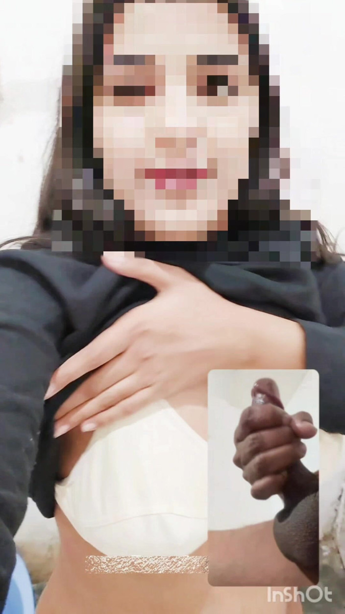 Naughty_Sana: Horny Stepsister Masterbating with Her Ex on Whats App