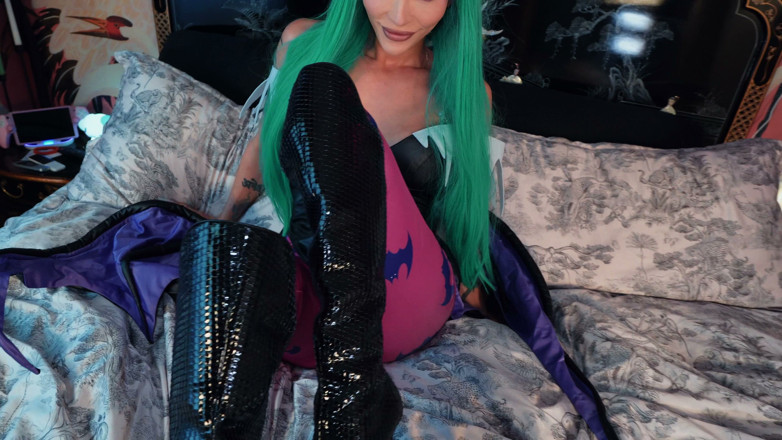 Andre Stone Trans: Busty Trans Beauty Domino Presley Fucked &amp; Creampied in Slutty Morrigan...