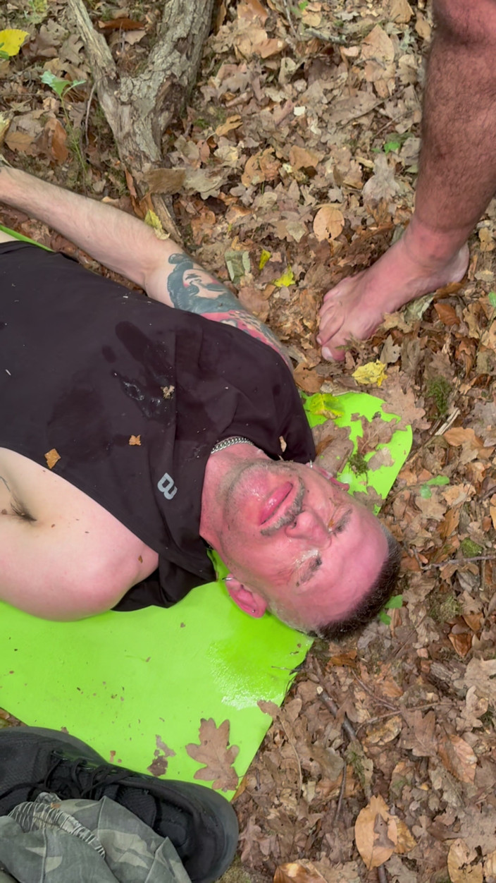 Massive daddy xxx: Taken and Used in the Woods