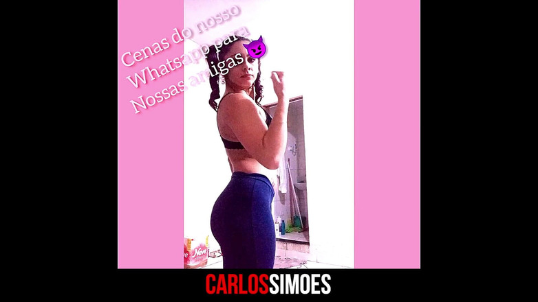 Carlos-Simoes: 친구와 함께하는 젊고 음란한 갈색 머리