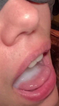 Cumshot and Swallow