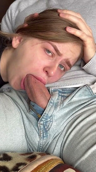 My Stepfather Seized the Moment and Fucked My Mouth.