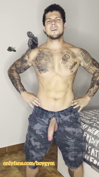 My Big Cock Cums in Military Outfit! with No Touch