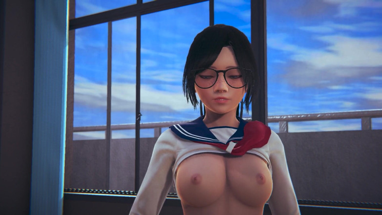 Waifu club 3D: Mooie doodsangst van een mooi universiteitsmeisje