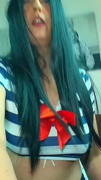 Gozada interna anal em roupa de marinheiro!