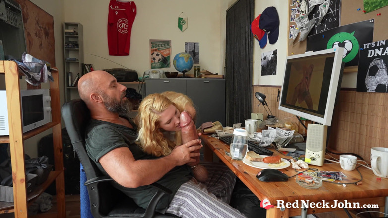 Redneck John: Redneck John 4.2 Monster Cock Tests Her Tight Pink Pussy