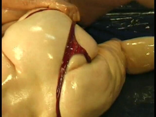 Girls Download Porn: Huge blonde bbw oiled and toyed
