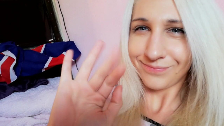 Cuteblonde666: Thủ dâm nhanh trước khi đại học xuất tinh