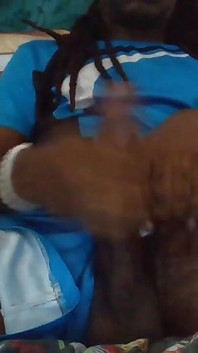 Quente cara acaricia pau de bunda longa
