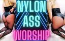 Monika Nylon: (21) Adoração da bunda de nylon