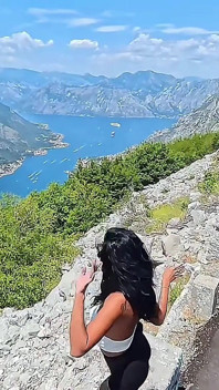 Rough Outdoor Fuck on the Car in Montenegro- Sexy Brunette Latina Show Extreme Blowjob and Fuck Doggy Style in POV