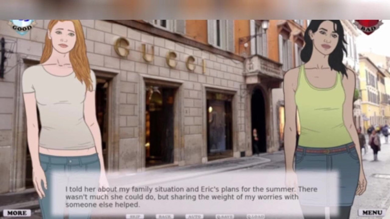3DXXXTEEN2 Cartoon: Eva geht wirklich tief runter. 3D-porno, cartoon-sex