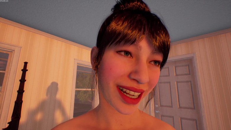 The Scenes: 3D hentai virtual reality aftrekken door een schattige Aziatische tiener...