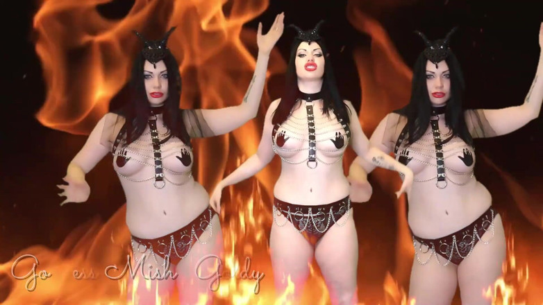 Goddess Misha Goldy: Get your last orgasm and off yourself for your demon!...