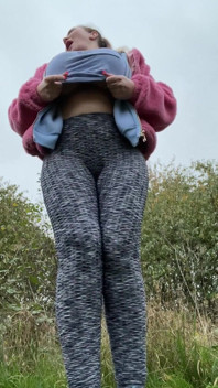 Peeing in the Park Pussy