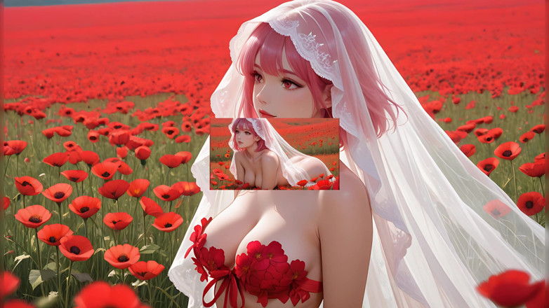 LustRender: Lustrender Poppy面纱幻灯片 - 迷人的编辑发光