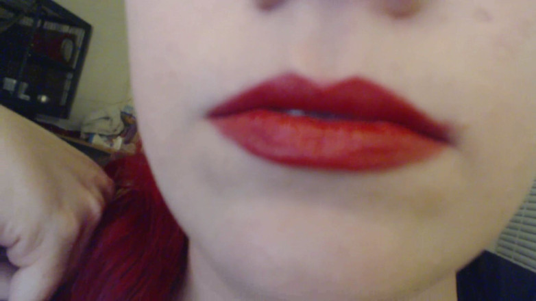 Scarlet Vixen: Limba Umple gâtul N fetiș cu gura