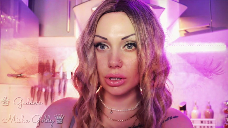 Goddess Misha Goldy: Awak suka membayar untuk disuruh menghidu dan melancap! Sentuhan mata &amp;...