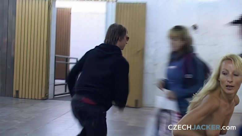 Czech Jacker: Czech Jacker 12: Flirty Topless Reveal - One Tug, Instant Exposure