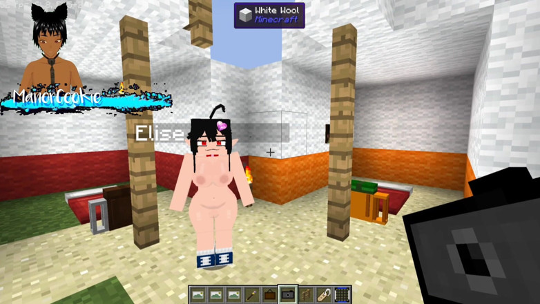 Manor Cookie: Minecraft Jenny Mod Fapcraft Elise sempre tem a boca aberta...