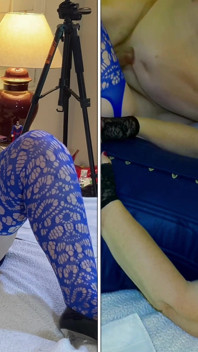 Stripteuza Înger albastru a bunicii Carmen suge, linge și fute! 72323fap