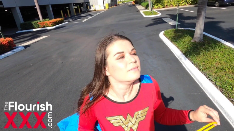 The Flourish XXX: Wonder woman catches her cheating man gets creampie - Anastasia Rose