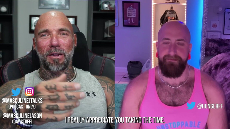 Raw and Uncensored with Masculine Jason: Pornoster bekentenissen - Hungerff/Rj Danvers (aflevering 70)