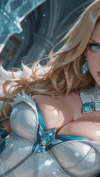 Elegancia de diamantes de la reina Hellfire - ai video