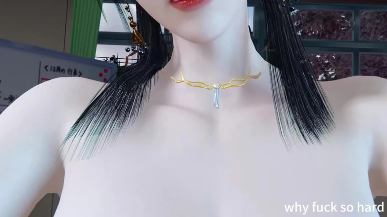 Why fuck so hard: 3d insegnante asiatica troia arrapata che indossa lingerie sexy è stata...