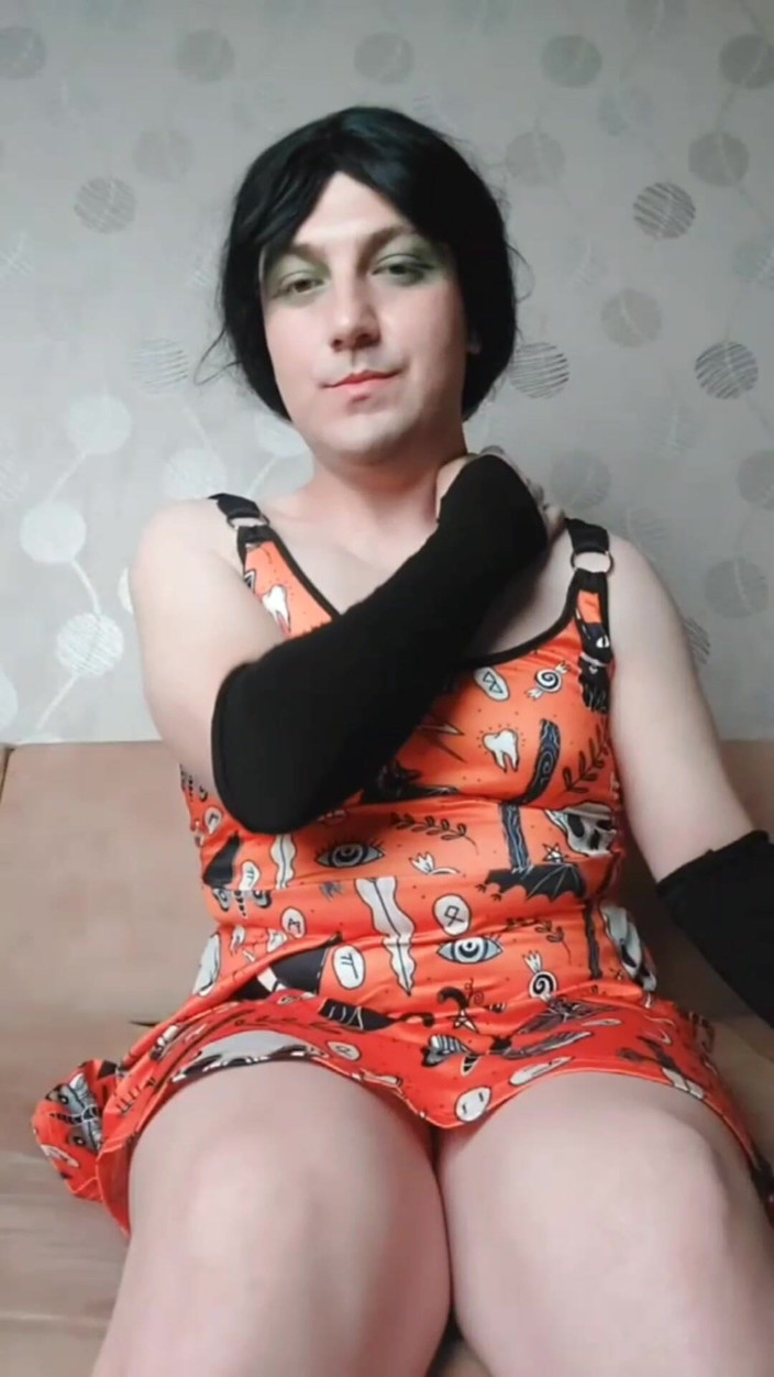 Kitty_Cross: Halloween śliczne ubrane dość femboy