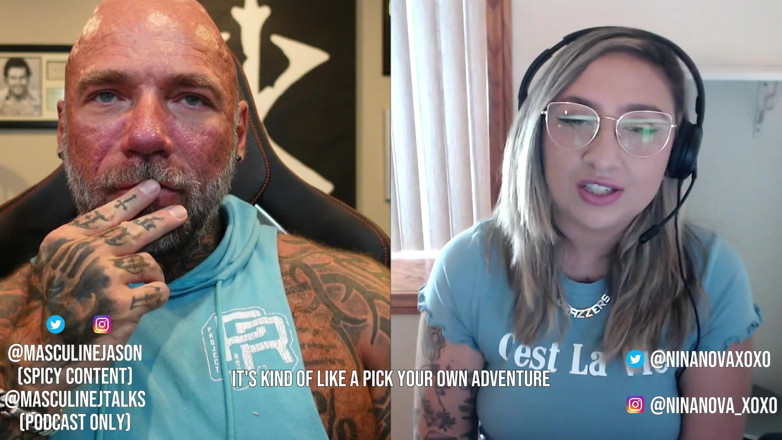 Raw and Uncensored with Masculine Jason: Porrstjärna bekännelser - Nina Nova (avsnitt 176)