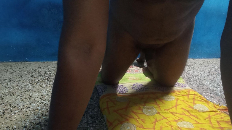 Sweet Indian cock: Moje skutečná tvář s masážním olejem s velkým ptákem a šukání...