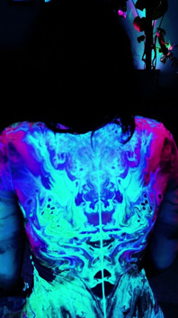 Neon Raver Lays a Clutch of Eggs in Uv Then Pushes Them All Out and Pisses: Ovipositor and Egg Play Seduction