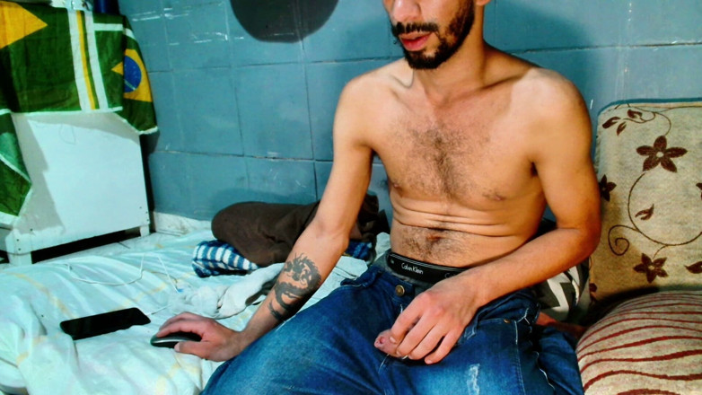 Virtual ToyBoy: Naughty Cumming on Webcam