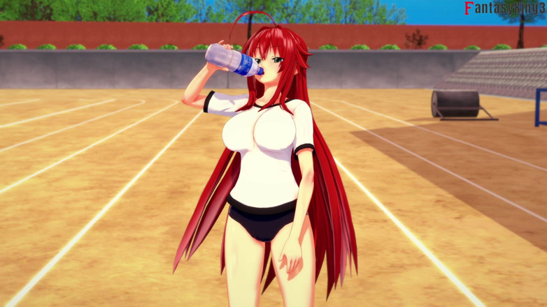 Fantasy king: Rias Gremory मुझे बहकाती है और मुझे जिम में चोदने के लिए आमंत्रित करती है - dxd ntr madness Series