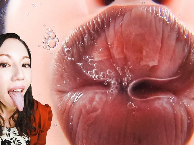 Sensual Tongue Play: Rei Tokunaga's Mesmerizing Performance! (Japan Fetish Fusion)