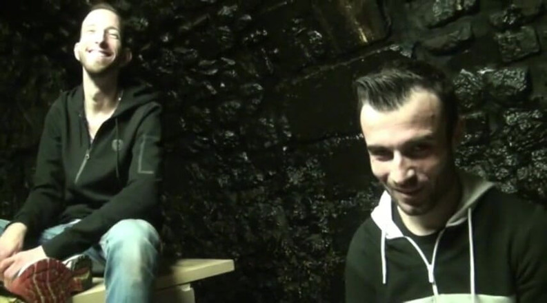 Gaybareback: Twink fucked by top XXL in backroom