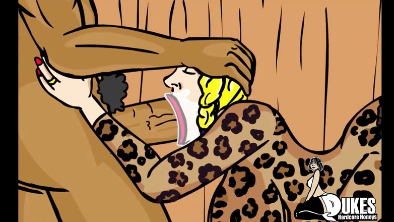 Dukes Hardcore Honeys: Падчерица фермера спаривается с черным работником поля