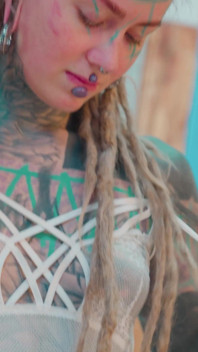 Hard Anal Fuck for Tattooed Girl - Balls Deep Assfuck for Goth Slut - ATM, Facial