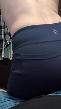 Pawg yoga taytlı kucak dansı
