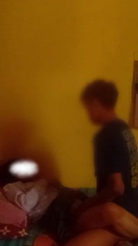 Teenage Girl in College in Entot at Her House When She Is Lonely