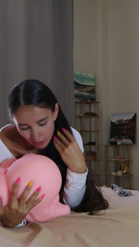 New Experience with Futanary Doll and Mutual Orgasms