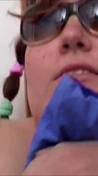 Hairy BBW gets banged in close up