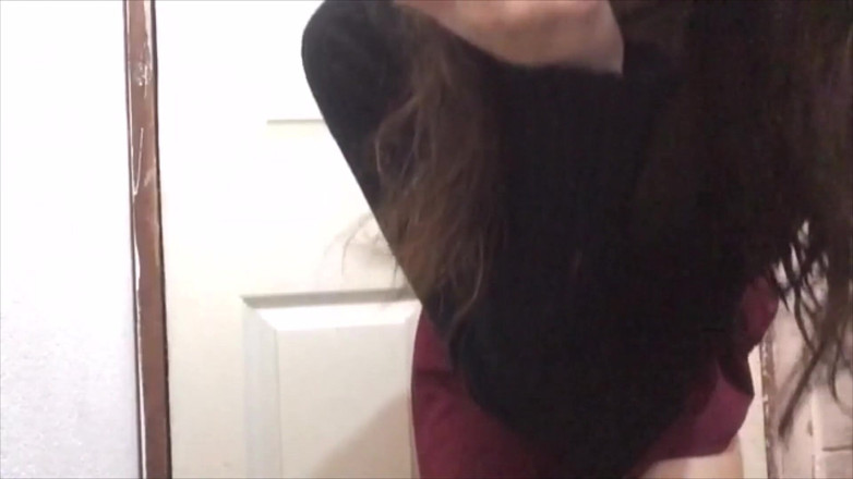Adorable Teen: Young Latin girl climbs her skirt and dilates her ass,...