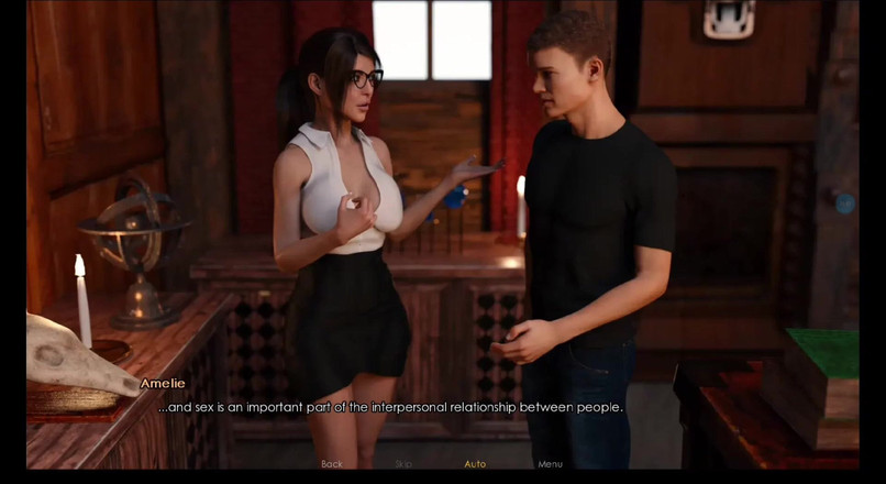 Johannes Gaming: Lust academy #9: 사마타 보지를 가지고 놀아서 엉덩이에 사정해