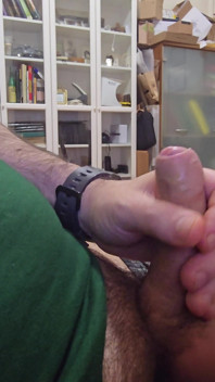 Men Jerking Big Dick and Very Large Ball