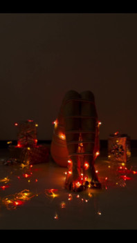 Just Me Pretending to Be Your Christmas Tree P.s. Feet Lovers Might Really Enjoy the Tease
