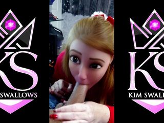 Kim Swallows: Disney prinses spermadump slet