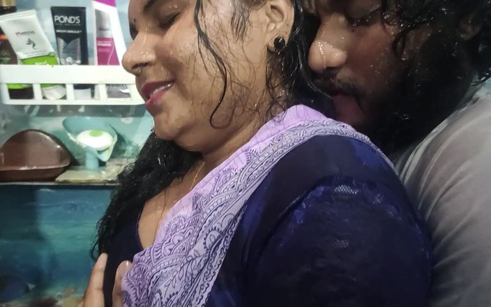 Vaigavarun45: Desi pár saree se koupe se sexem den po svatbě